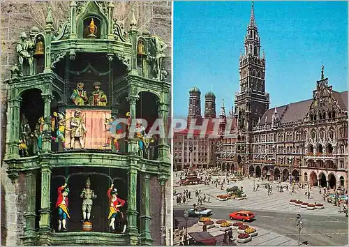 Cartes postales moderne Hotel de Ville et carillon