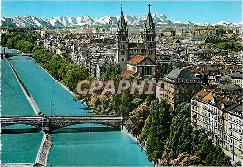 Cartes postales moderne Partie de l'Isar