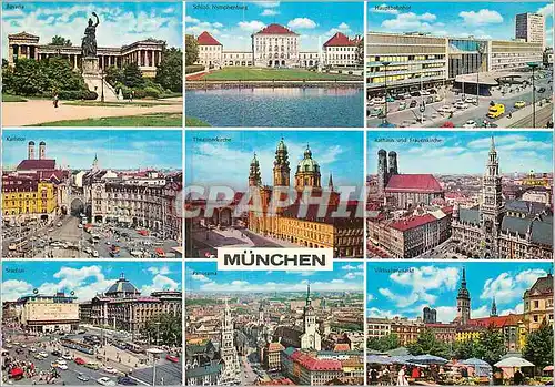 Cartes postales moderne Munchen panorama