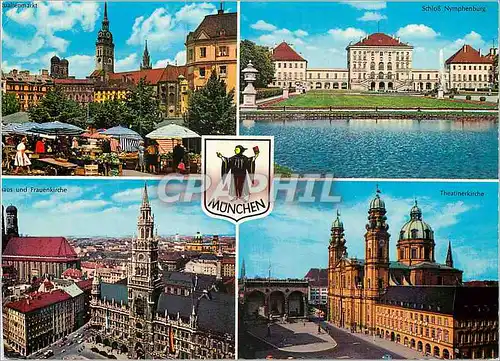 Cartes postales moderne Munchen panorama