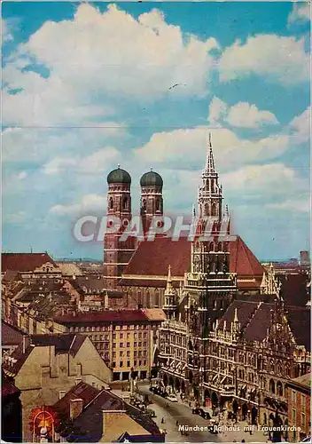 Moderne Karte Hotel de Ville et Cathedrale