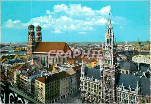 Cartes postales moderne Hotel de Ville et la Cathedrale