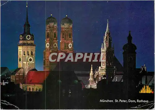 Moderne Karte Skyline of the city