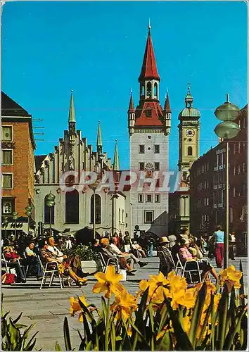 Cartes postales moderne Weltstadt mit Herz