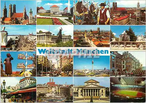 Cartes postales moderne Weltstadt mit Herz