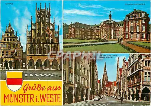 Moderne Karte Munster Westf