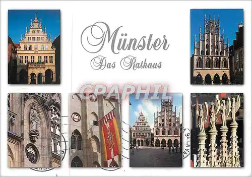 Cartes postales moderne Munster das Rathaus