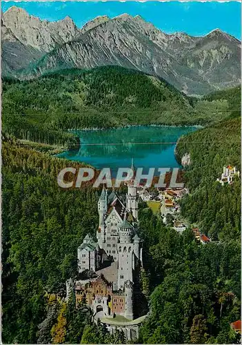 Cartes postales moderne Konigsschloss mit Allgauer und Tiroler Alpen