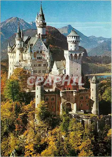 Moderne Karte Neuschwanstein castle