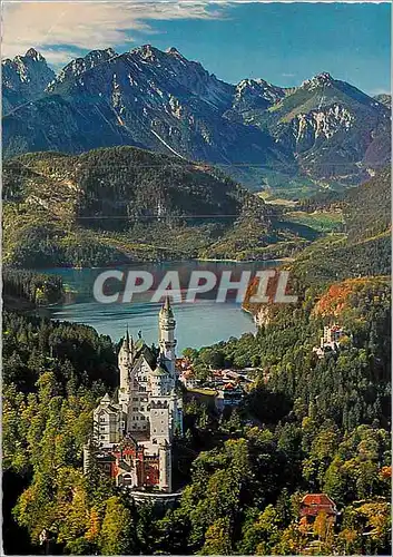 Moderne Karte Neuschwanstein castle