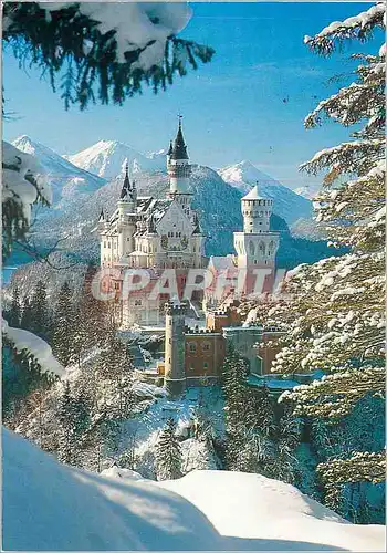 Moderne Karte Neuschwanstein castle