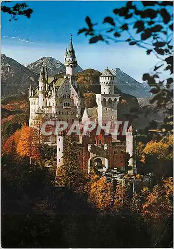 Moderne Karte Neuschwanstein castle