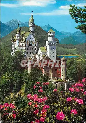 Moderne Karte Neuschwanstein castle