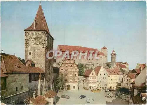 Cartes postales moderne Tiergartner-Turm und Burg