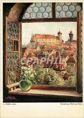 Cartes postales moderne Blick zur Burg