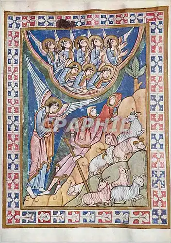 Cartes postales moderne Verkundigung an die Hirten