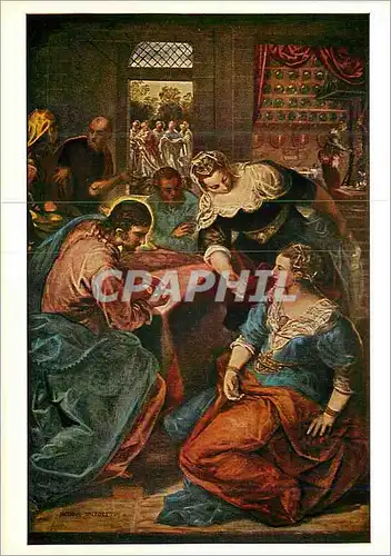 Cartes postales moderne Jakopo Tintoretto - Maria und Martha
