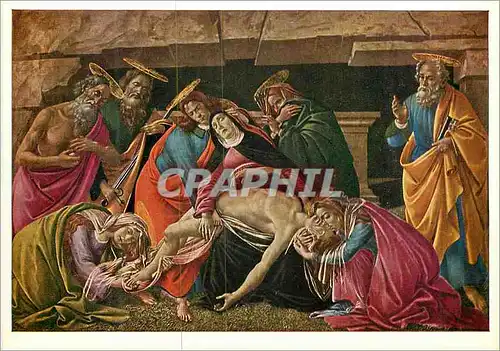 Cartes postales moderne Sandro Botticelli - Beweinung Christi