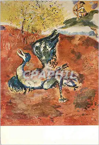 Cartes postales moderne Marc Chagall - wonded bird