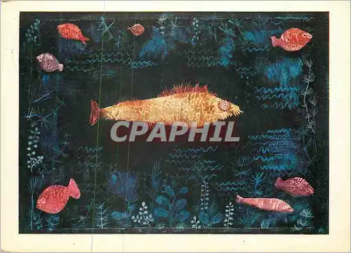 Cartes postales moderne Paul Klee - Le poisson d'or
