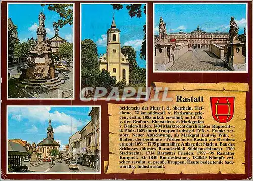 Cartes postales moderne Rathaus-Schloss-Marktplatz-Bernharduskirche