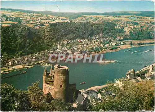 Cartes postales moderne Blick auf St. Goarshausen am Rhein