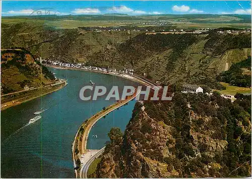 Cartes postales moderne Das Rheintal an der Loreley