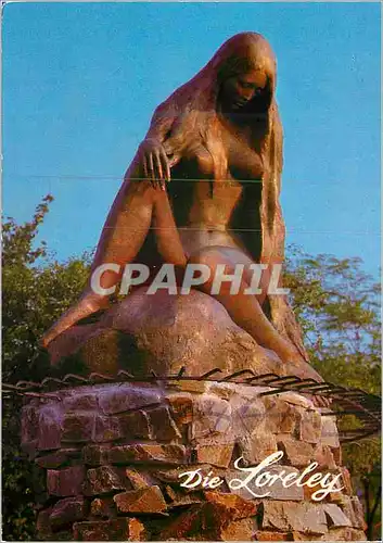 Cartes postales moderne Loreley Statue