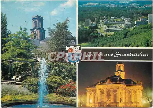 Cartes postales moderne Ludwigskirche-Saarbrucken