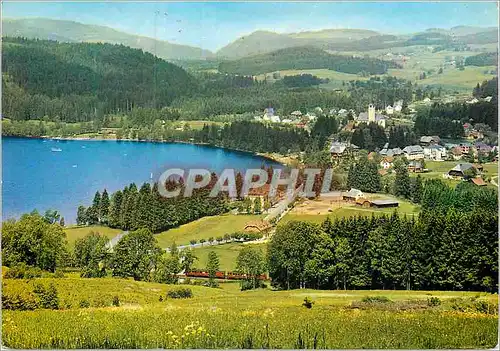 Moderne Karte Titisee im Hochschwarzwald