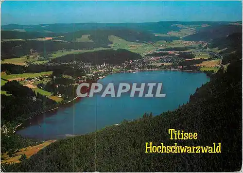 Moderne Karte Titisee im Hochschwarzwald