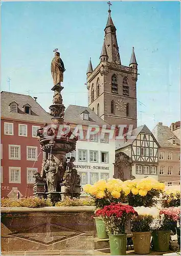Cartes postales moderne Markt mit Petrusbrunnen und Gangolph