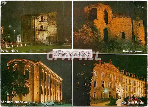 Cartes postales moderne Trier bei nacht