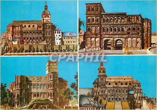 Cartes postales moderne Porta Nigra and Museum Simeonstift