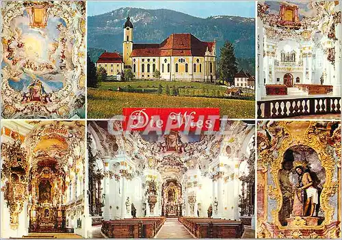 Cartes postales moderne Wallfahrtskirche Wies