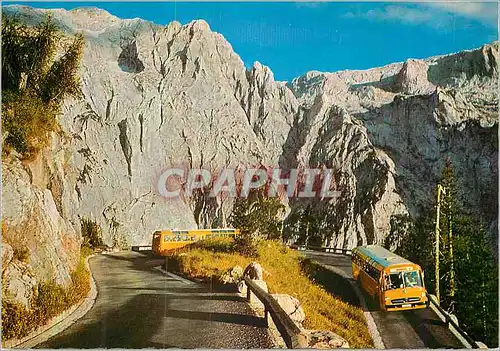 Cartes postales moderne Kehlsteinstrasse Autobus