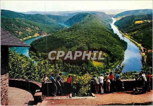 Cartes postales moderne Blick zur Saarschleife vom Cloef