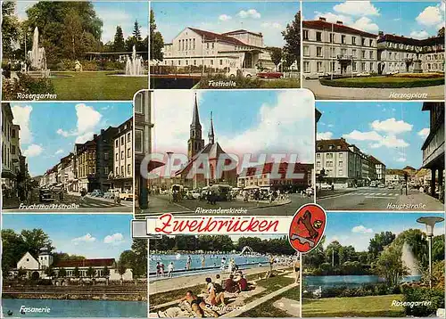 Cartes postales moderne Zweibrucken panorama