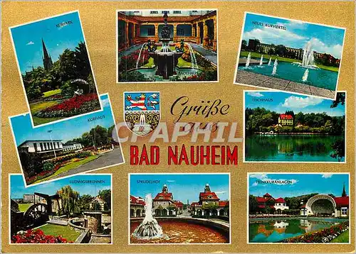 Moderne Karte Bad Nauheim