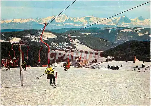 Moderne Karte Wintersportplatz