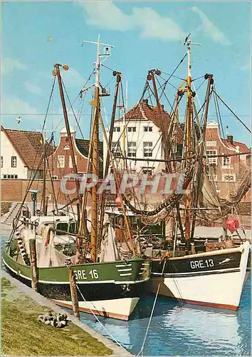 Cartes postales moderne Greetsiel Ostfriesland Bateaux