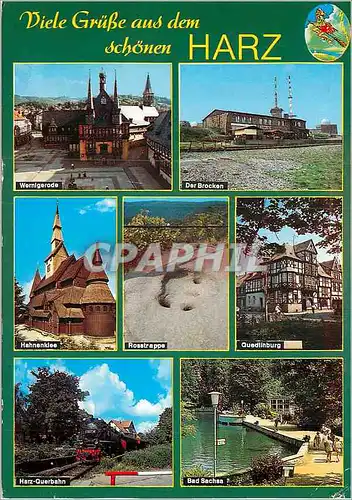 Cartes postales moderne Harz