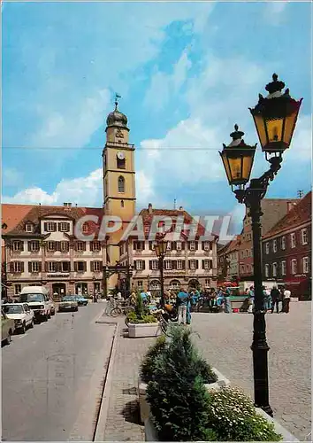 Moderne Karte Partie am Marktplatz