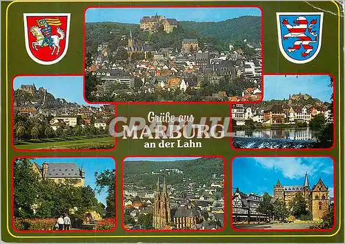 Moderne Karte Markburg Lahn