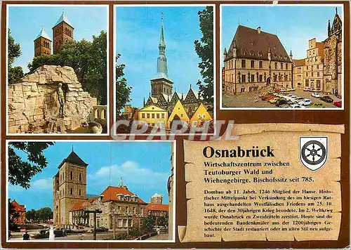 Cartes postales moderne Osnabruck panorama