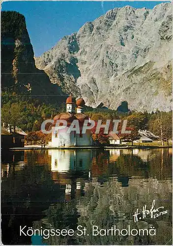 Cartes postales moderne St. Bartholama Konigssee