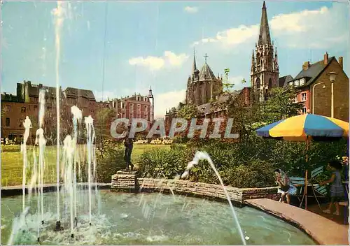 Moderne Karte Brunnen im Elisengarten