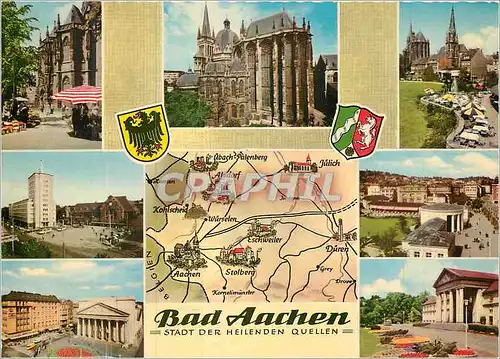 Cartes postales moderne Bad Aachen panorama