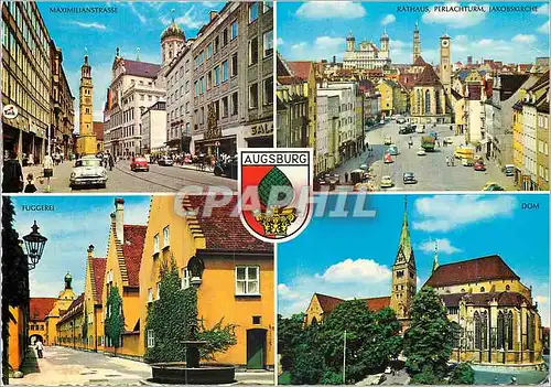 Cartes postales moderne Augsburg Panorama