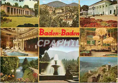 Cartes postales moderne Baden-Baden panorama